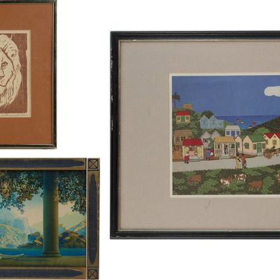 Sale Photo Thumbnail #136: Maxfield Parrish, 1870-1966, Daybreak, Print