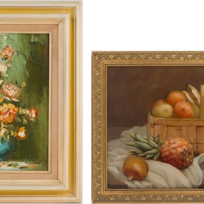 Sale Photo Thumbnail #131: Maury, Still Life of Flowers, Oil on Canvas
