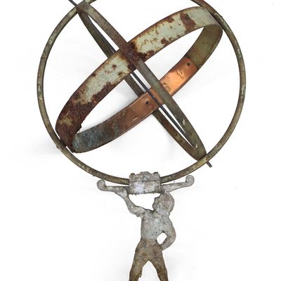 Sale Photo Thumbnail #319: Cast and Wrought Iron Armillary Sphere