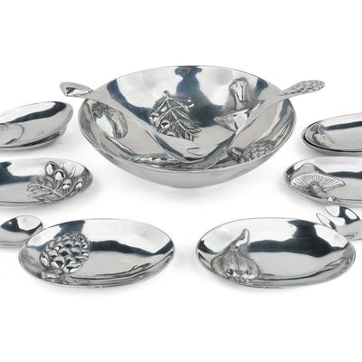 Sale Photo Thumbnail #101: Group of Mariposa Serving Items