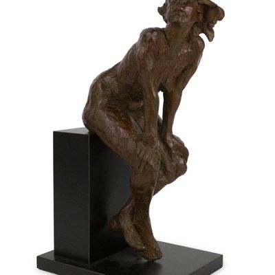 Sale Photo Thumbnail #194: Mireille Lemarchand, 1943-, Vanity, Bronze