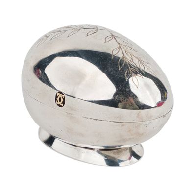 Sale Photo Thumbnail #33: Cartier Sterling And 18K Gold Surprise Easter Egg