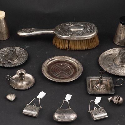 Sale Photo Thumbnail #6: Sterling Silver Shot Glasses and Hostess Wares