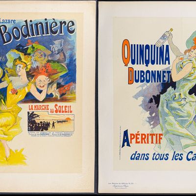 Maitres Affiches by Cheret - 4 Poster Lithographs