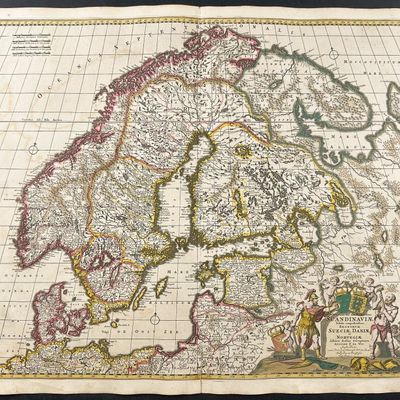 De Wit - Map of Scandinavia