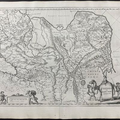 Blaeu - Map of Tartary (Northeast Asia with part of China)