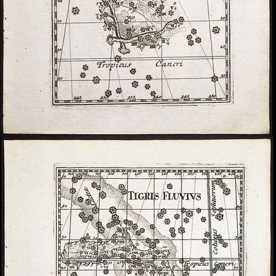 Thomas - 5 Constellation or Celestial Chart Engravings