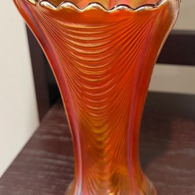 Sale Photo Thumbnail #3: Marigold carnival glass