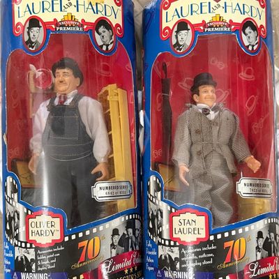 Sale Photo Thumbnail #35: Laurel and hardy collectible dolls