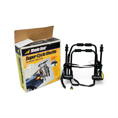 Sale Photo Thumbnail #256: Rhode Gear Super Cycle Shuttle 2-bike trunk-mounted carrier, complete with its original retail box.