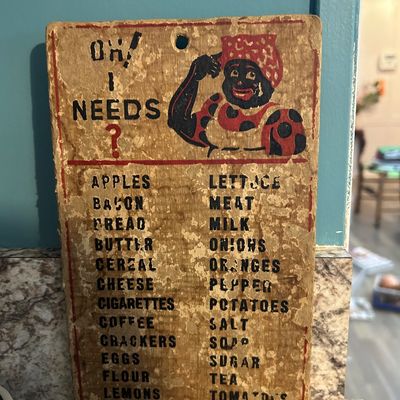 Black Americana memorabilia shopping list
