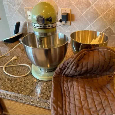 KitchenAid Artisan Stand Mixer with 2 Stainless Steel Mixing Bowls