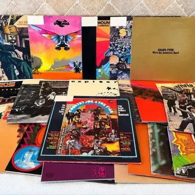 Vintage Rock / Blues Vinyl Record Collection – Grand Funk, The Guess Who, Joe Cocker & More