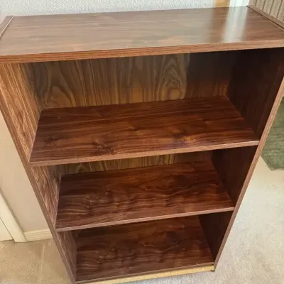  3-Shelf Bookcase / Open Storage & Display Shelf 40”H × 24”W × 9”D