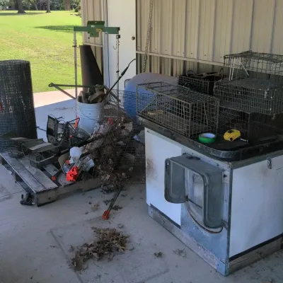 Fencing, Animal Cages & Traps - Fence Posts, Duck Decoys, Scrap Metal & More