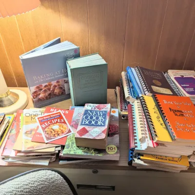 Sale Photo Thumbnail #80: Vintage cookbooks