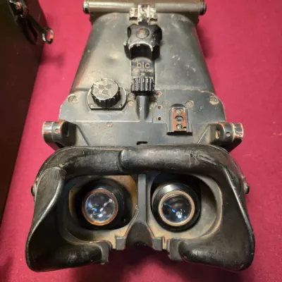 Sale Photo Thumbnail #9: Vintage Carl Zeiss blc 12x60 German military binocular gun sight, showing some wear and age-appropriate patina. Local pick up only. 