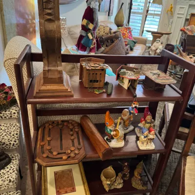 Sale Photo Thumbnail #65: Victorian Spelling Board, Goebel Figurines, Cuckoo Clocks made in Germay