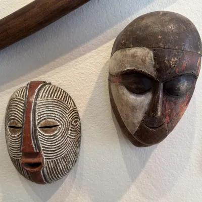 Sale Photo Thumbnail #54: native tribal masks