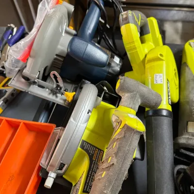 Sale Photo Thumbnail #93: garage items blowers and more