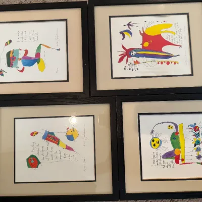 Sale Photo Thumbnail #25: framed prints by brain andreas signed and numbered