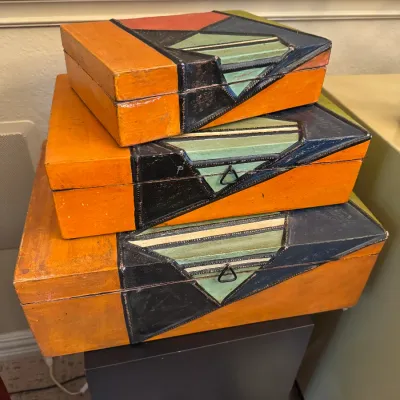 Sale Photo Thumbnail #61: set of 3 decorative boxes