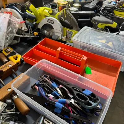 Sale Photo Thumbnail #96: scissors and all kinds of equipment