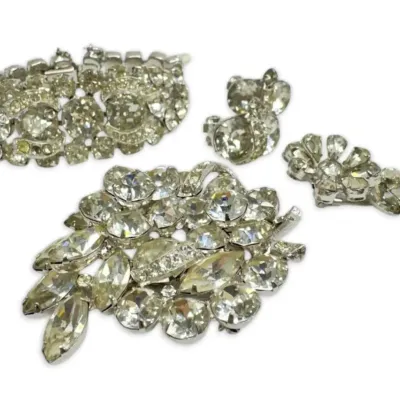 Vintage eisenberg rhinestone jewelry