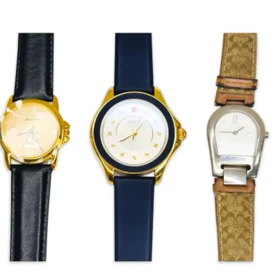 Coach michele cape and readers digest tourneau quartz watches