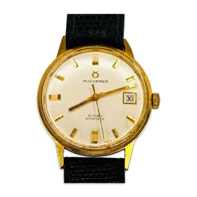 Bucherer automatic watch runs