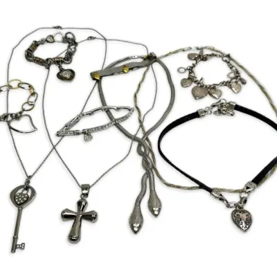 Givenchy brighton and more stainless steel and silver toned jewelry