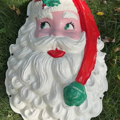 Vintage Vac form Santa 
