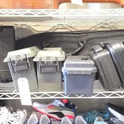 4100 mixed gun cases and ammo cases
