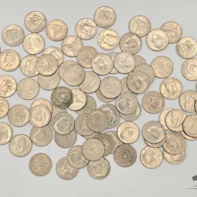 1601 81 kennedy half dollars