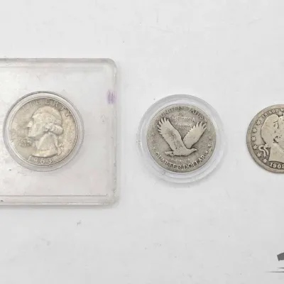 1402 barber standing liberty and washington quarters