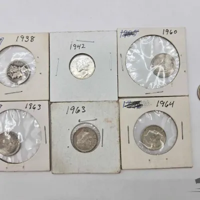 1400 mercury and roosevelt dimes