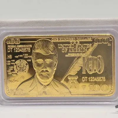 Sale Photo Thumbnail #114: 1752 gold plated donald trump bar