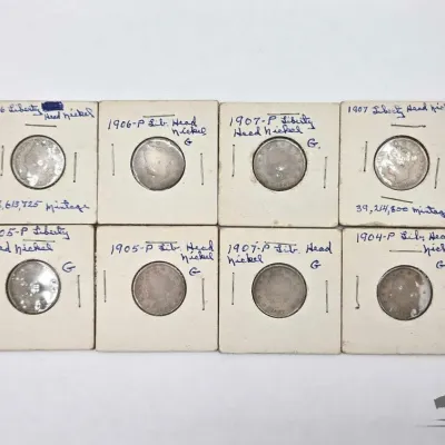 Sale Photo Thumbnail #86: 1606 barber nickels