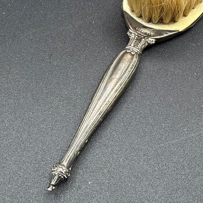 LOT 299J: Sterling Silver Brushes, Comb and Cup