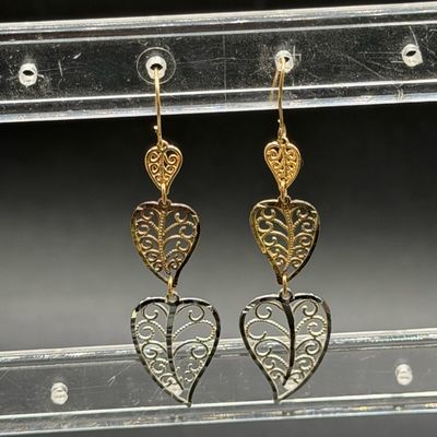 LOT 281J: 14K Gold Warrings - 1.4 Grams