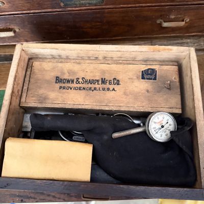 LOT 242G: Vintage Tool Chest FILLED With Precision Tools and More