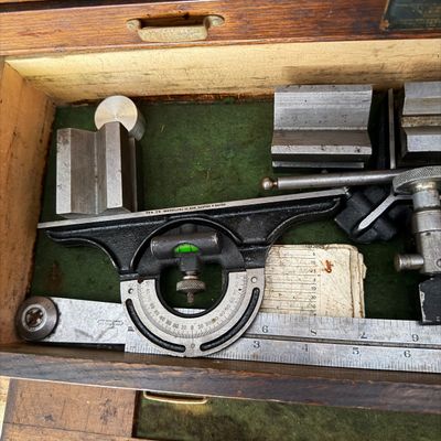 LOT 242G: Vintage Tool Chest FILLED With Precision Tools and More