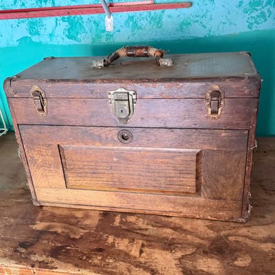 LOT 242G: Vintage Tool Chest FILLED With Precision Tools and More
