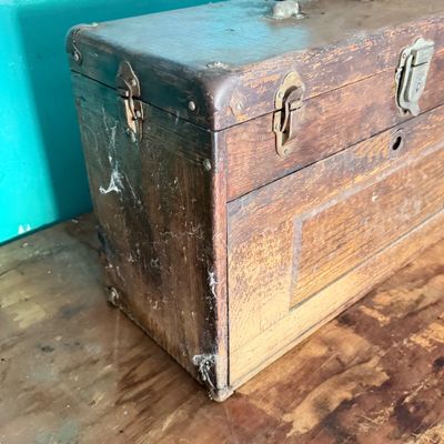 LOT 242G: Vintage Tool Chest FILLED With Precision Tools and More