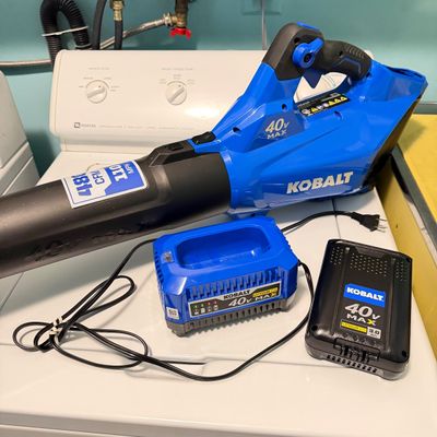LOT 244G: Kobalt Battery Powered Leaf Blower with Battery and Charger