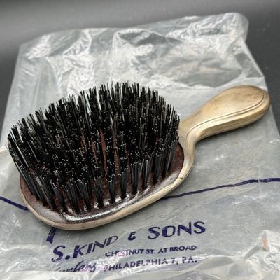 LOT 299J: Sterling Silver Brushes, Comb and Cup