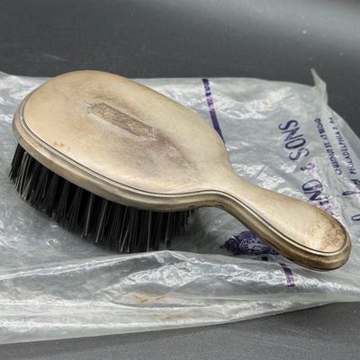 LOT 299J: Sterling Silver Brushes, Comb and Cup