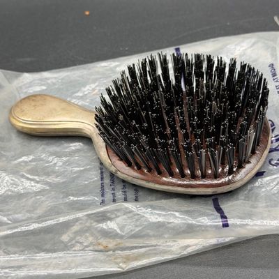LOT 299J: Sterling Silver Brushes, Comb and Cup