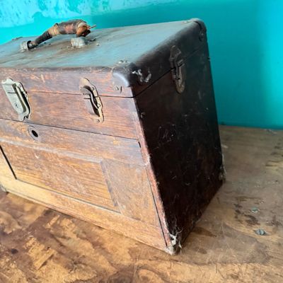 LOT 242G: Vintage Tool Chest FILLED With Precision Tools and More