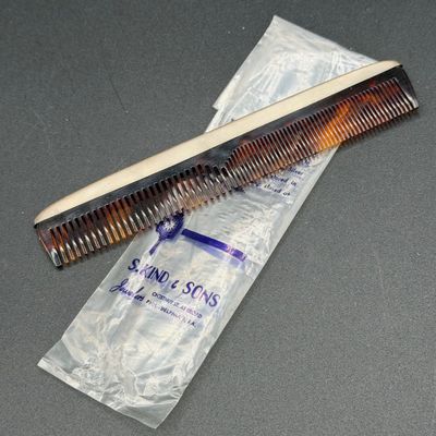 LOT 299J: Sterling Silver Brushes, Comb and Cup